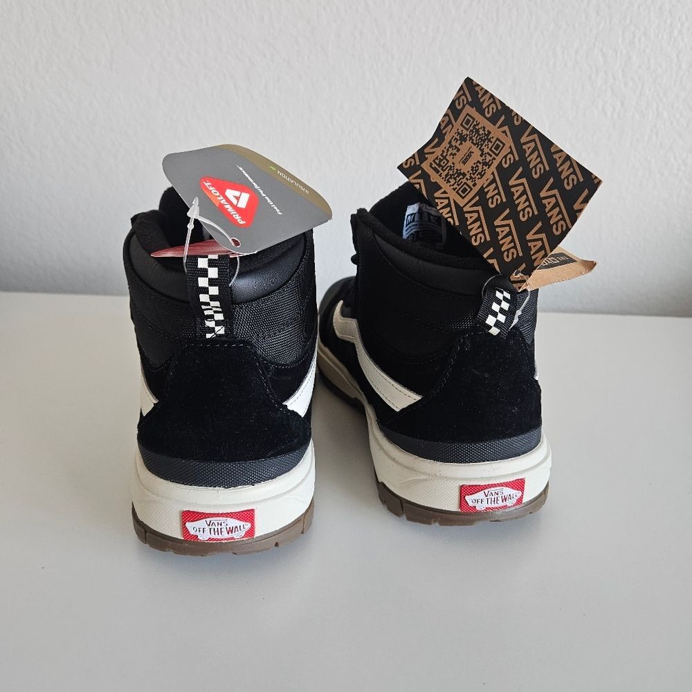 NWT Vans | MTE Ultrarange EXO HI MTE-1 Hiking Sneakers Black/Marshmallow Women 9 - Picture 9 of 12